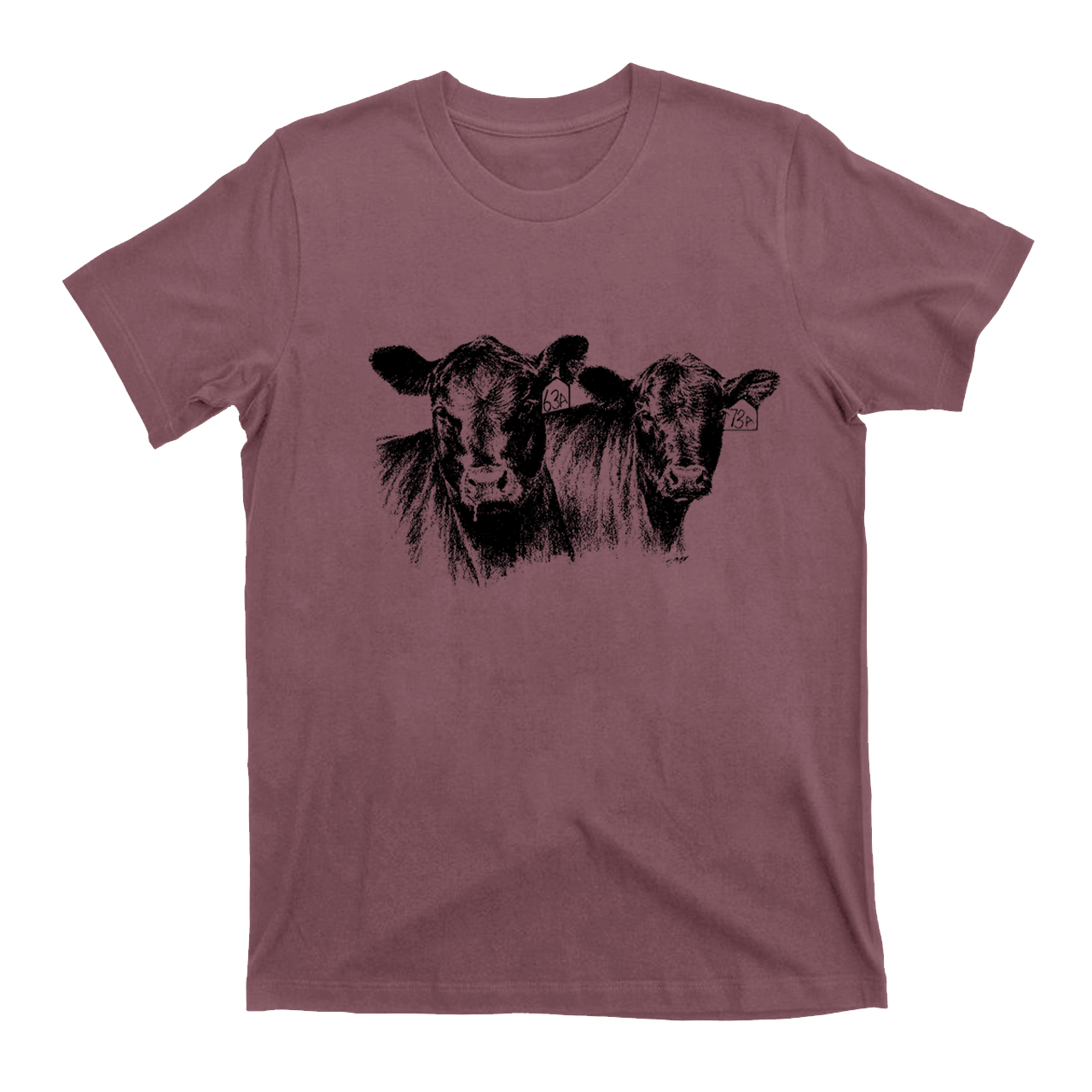 Two Cute Cows on the Farm T-Shirts