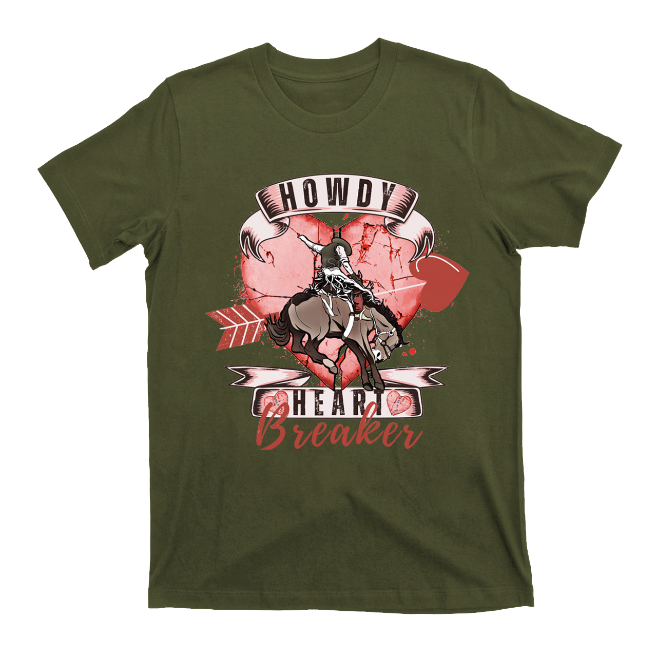 Howdy Heart Breaker Cowboy Valentine T-Shirts