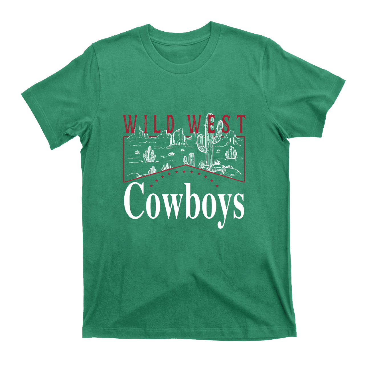 Wild West Desert Cactus Cowboys  T-Shirts