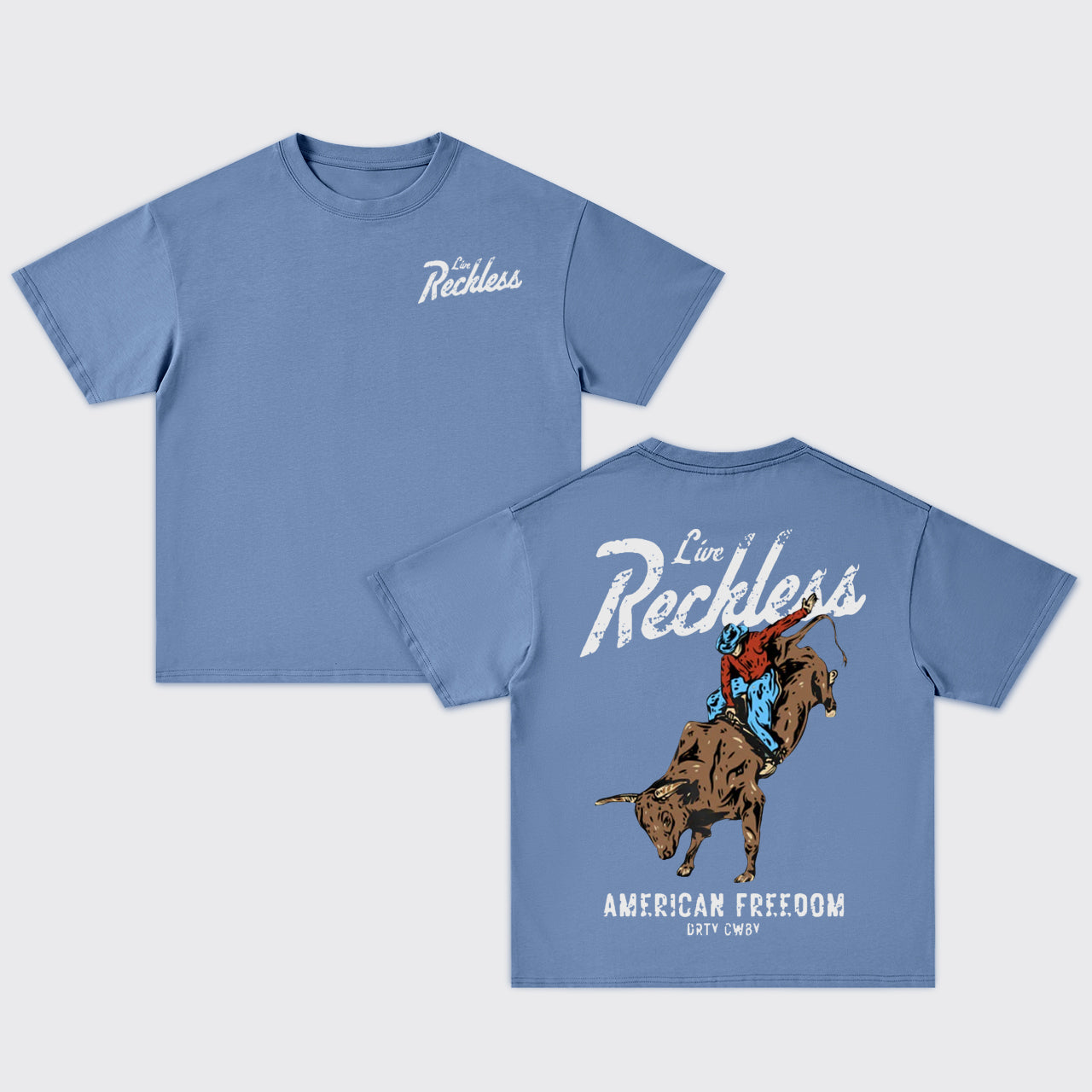 Live Reckless Oversize T-Shirts