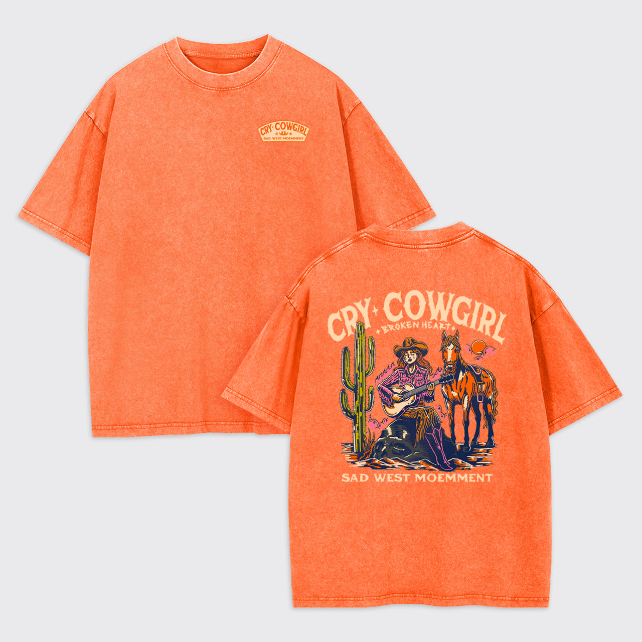Sad West Garment-dye Tees