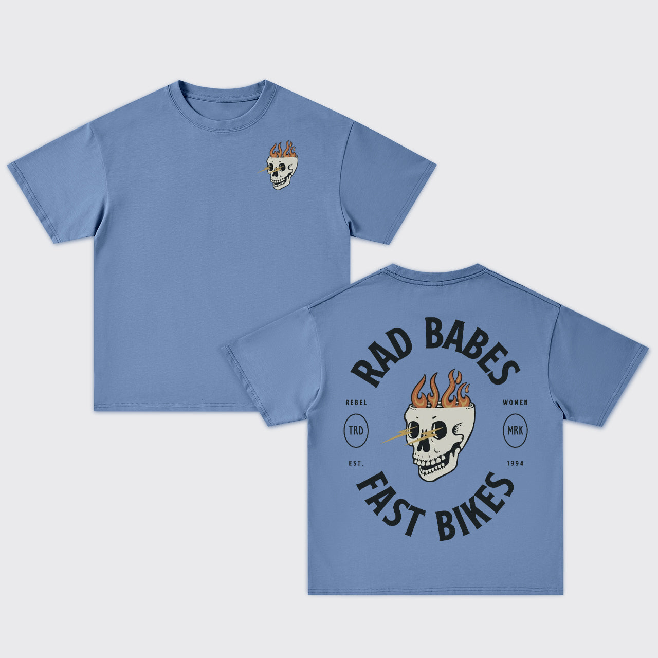 Babes Fast Bikes Oversize T-Shirts