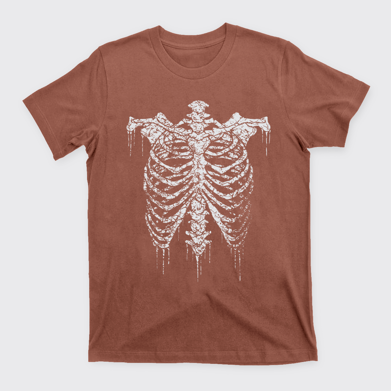 Halloween Retro Horror Skeleton T-Shirts