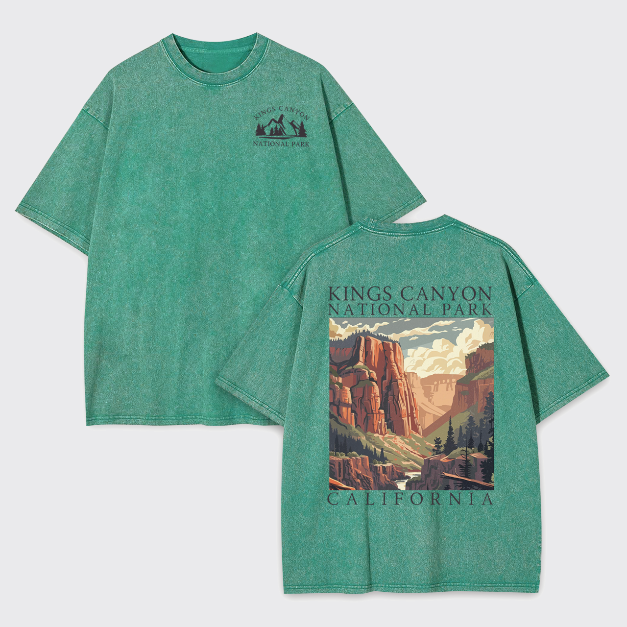 National Park Travel Garment-dye Tees
