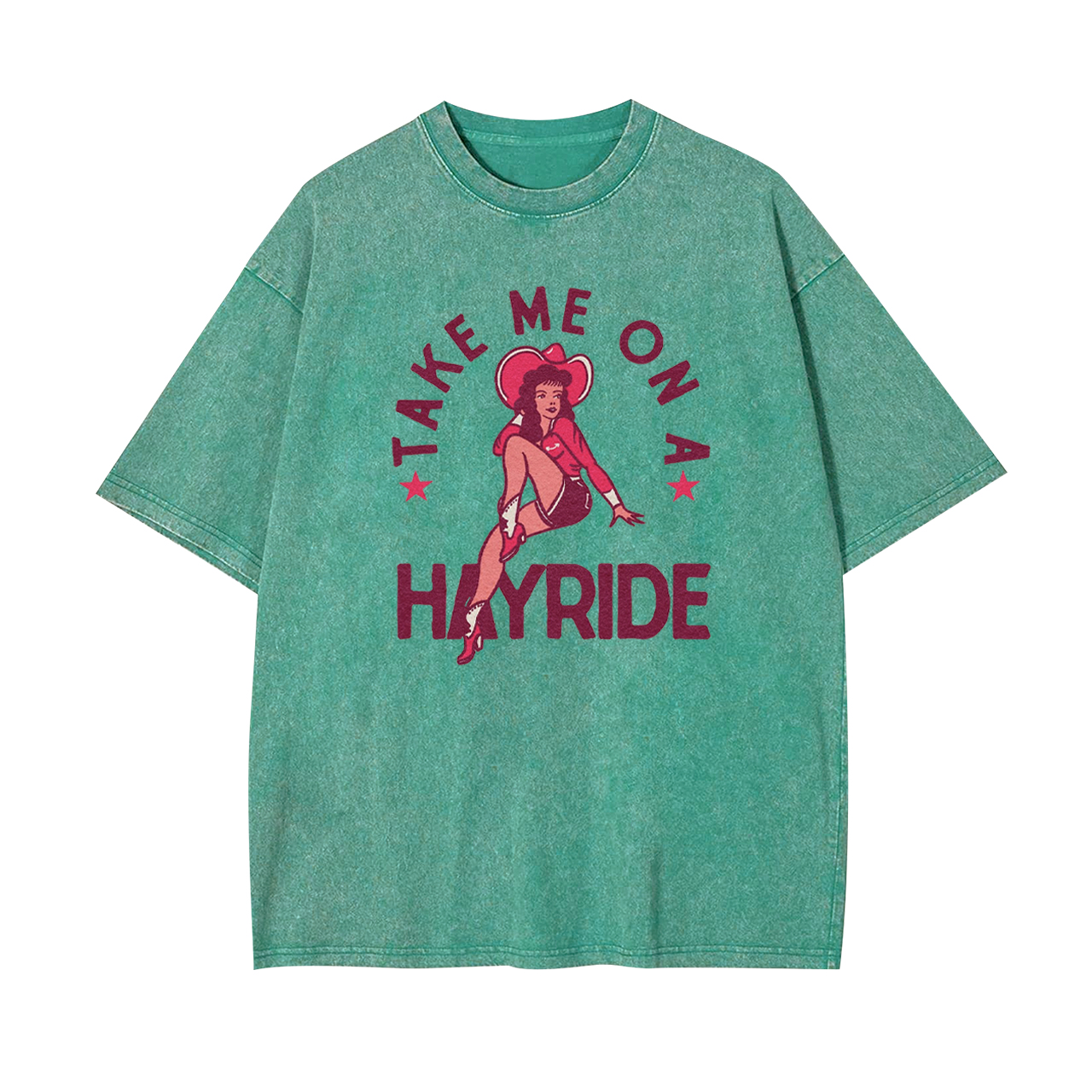 Take Me On A Hayride Garment-dye Tees