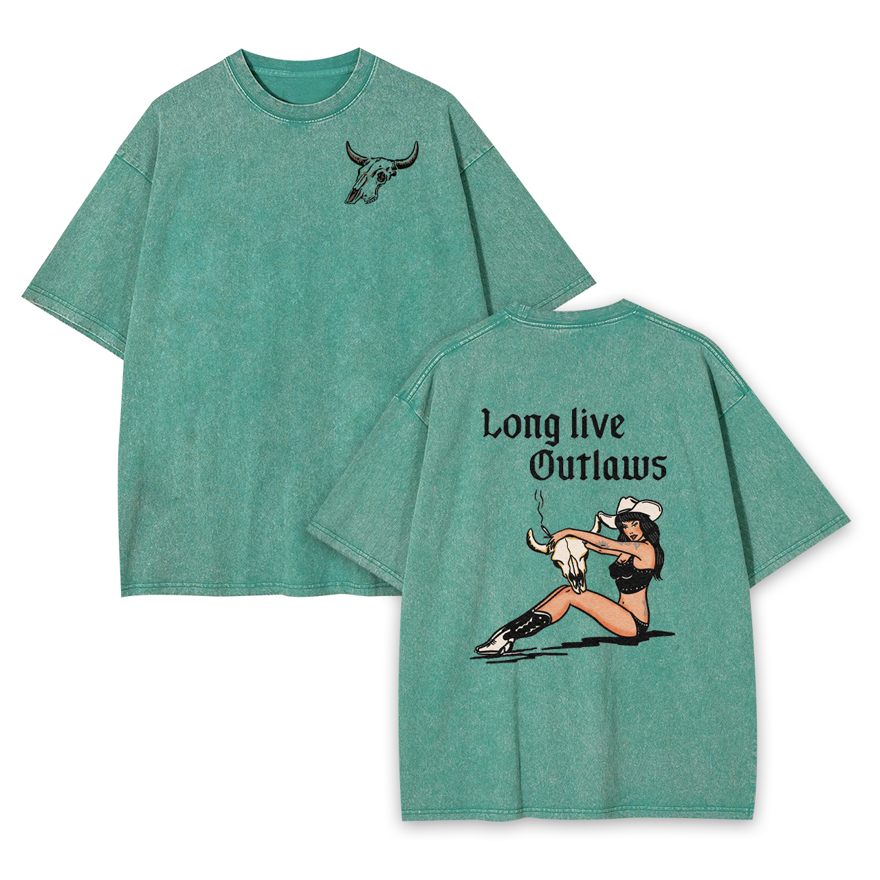 Long live Outlaws Garment-dye Tees