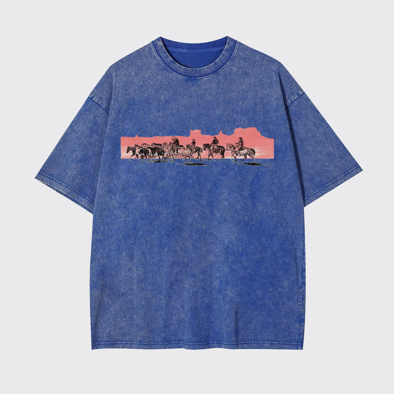 Desert Riding At Sunset Garment-dye Tees
