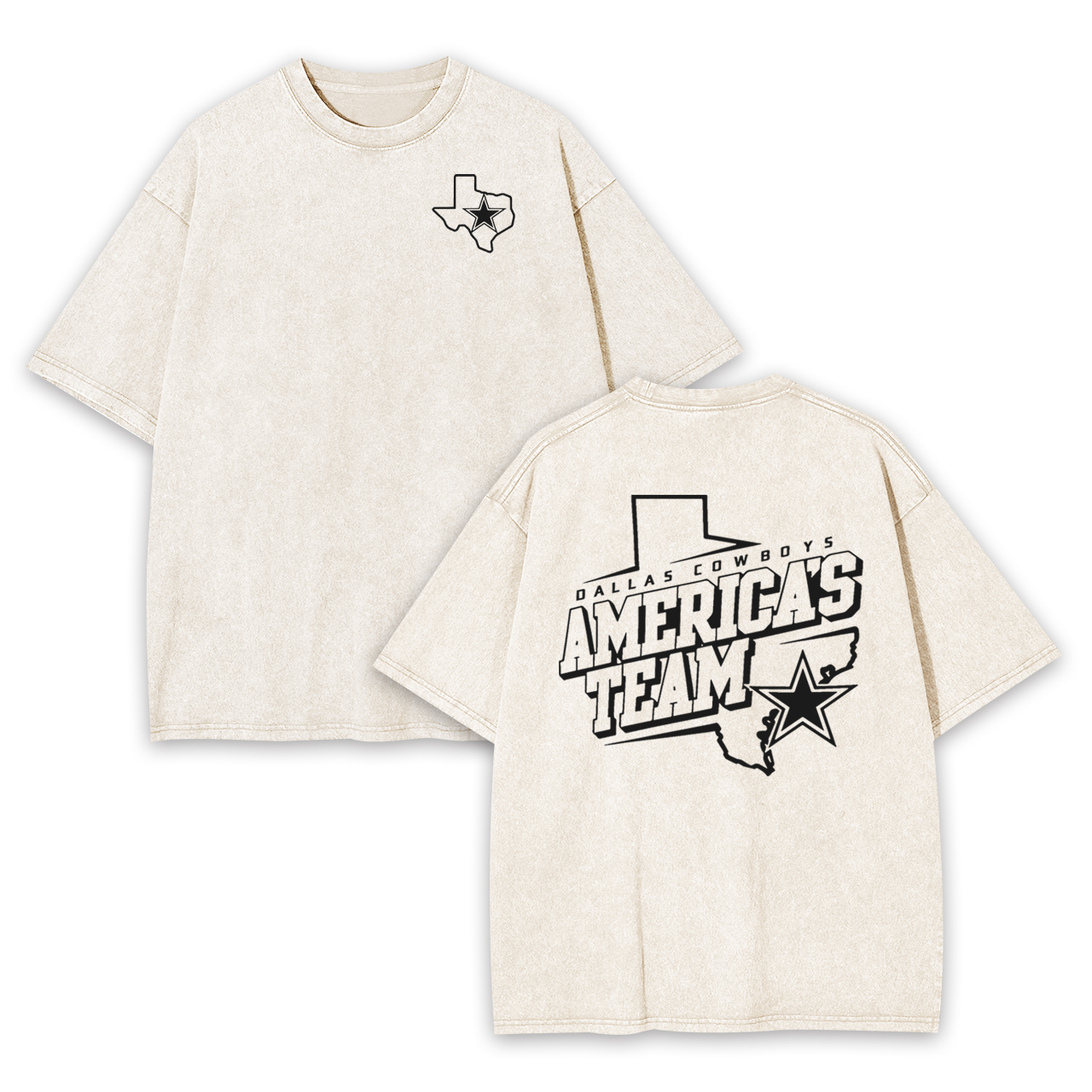 Texas Dallas Cowboys America’s Team Garment-dye Tees