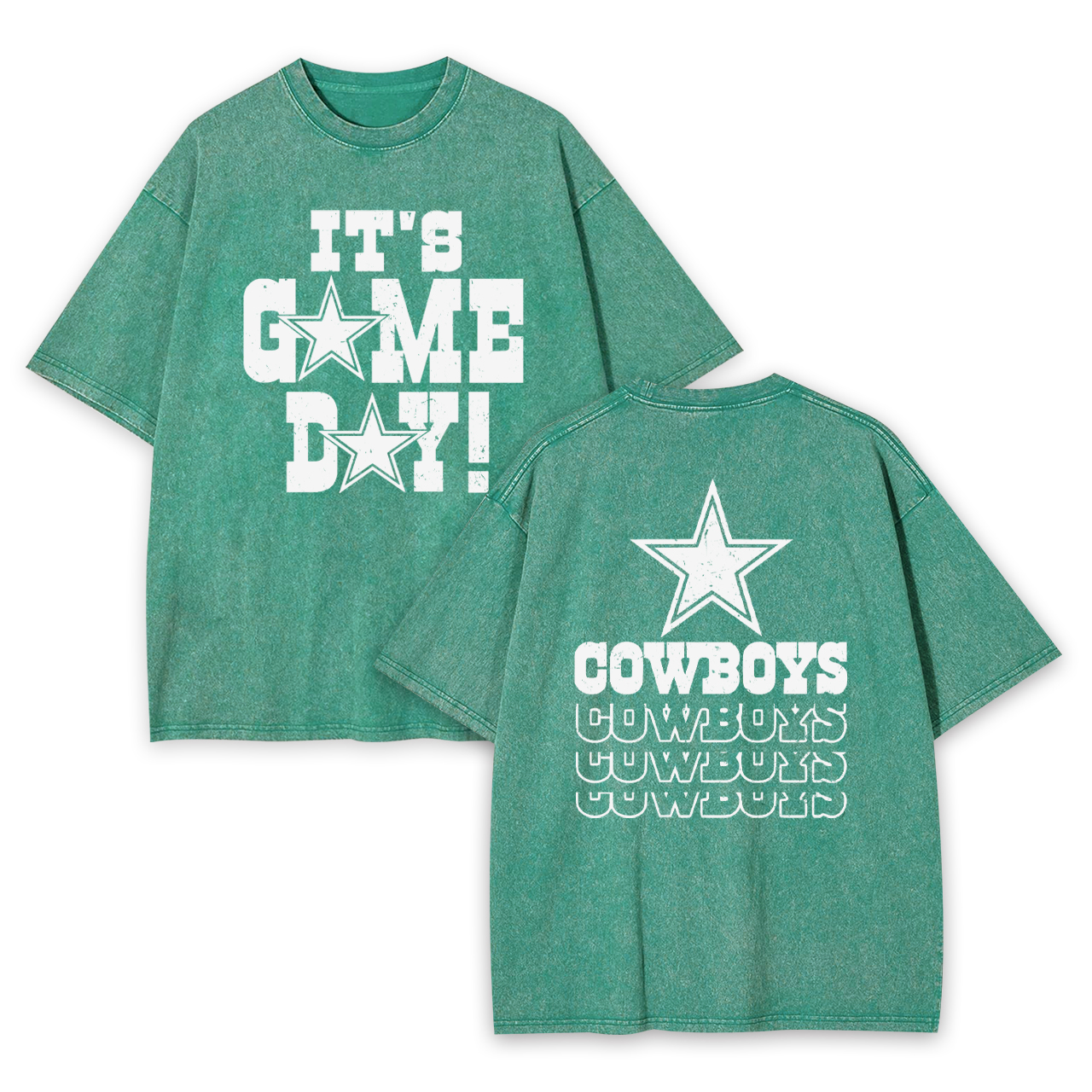 It's Game Day Dallas Cowboys Garment-dye Tees