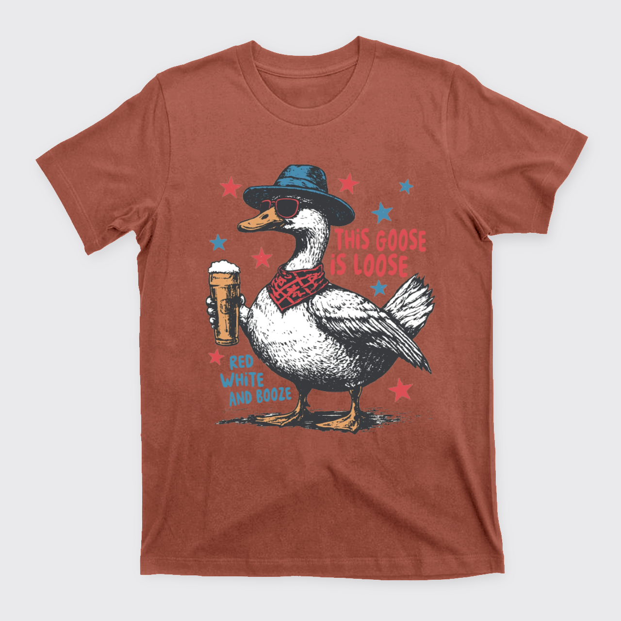 Humorous 4th Of July-This Goose Is Loose T-Shirts