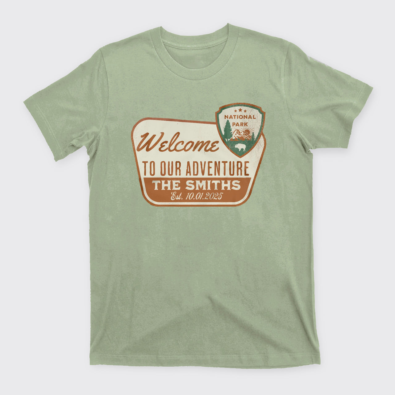Personalized National Park Sign T-Shirts