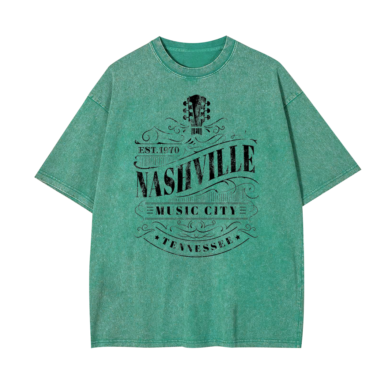 Nashville Music City EST.1970 Garment-dye Tees