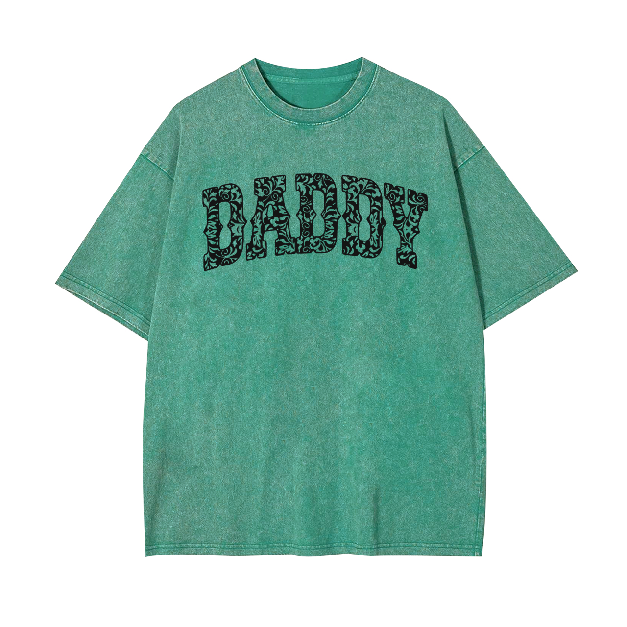 Father's Day Gift Leopard Print Daddy Garment-dye Tees