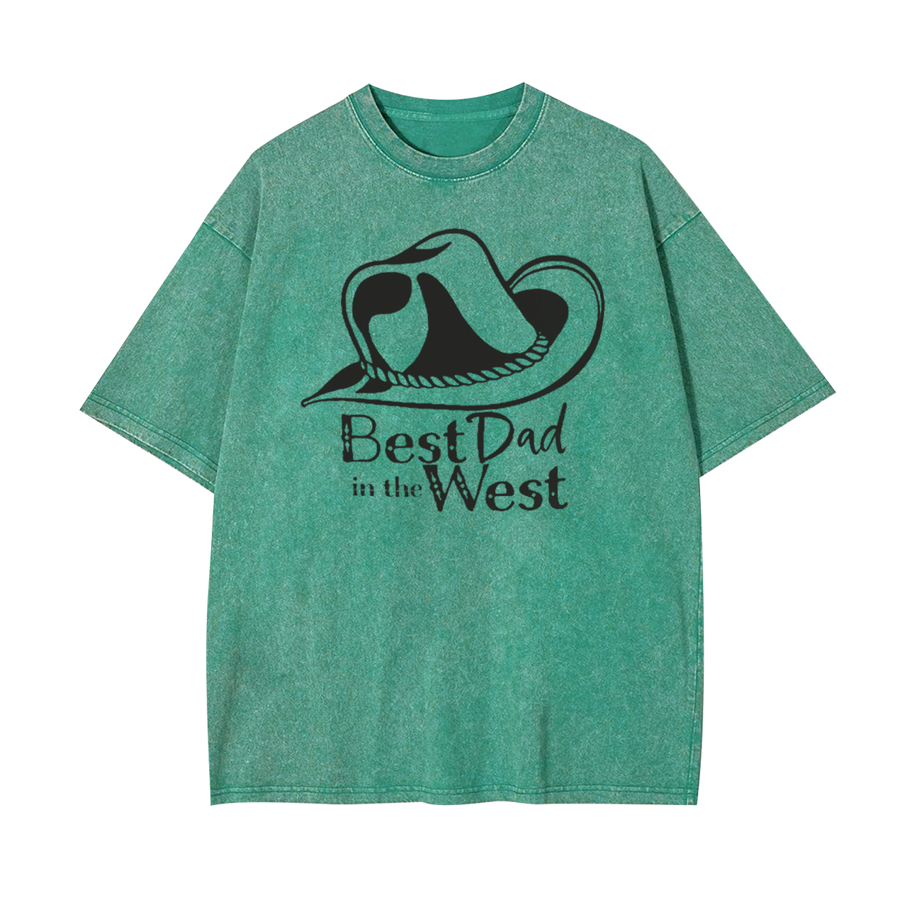 Best Dad in the West Garment-dye Tees