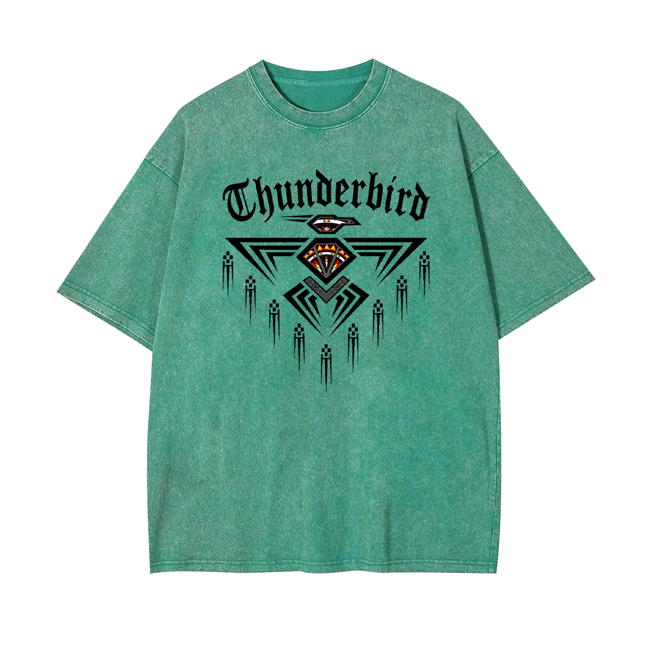 [Copy]Native American Thunderbird Art Garment-dye Tees