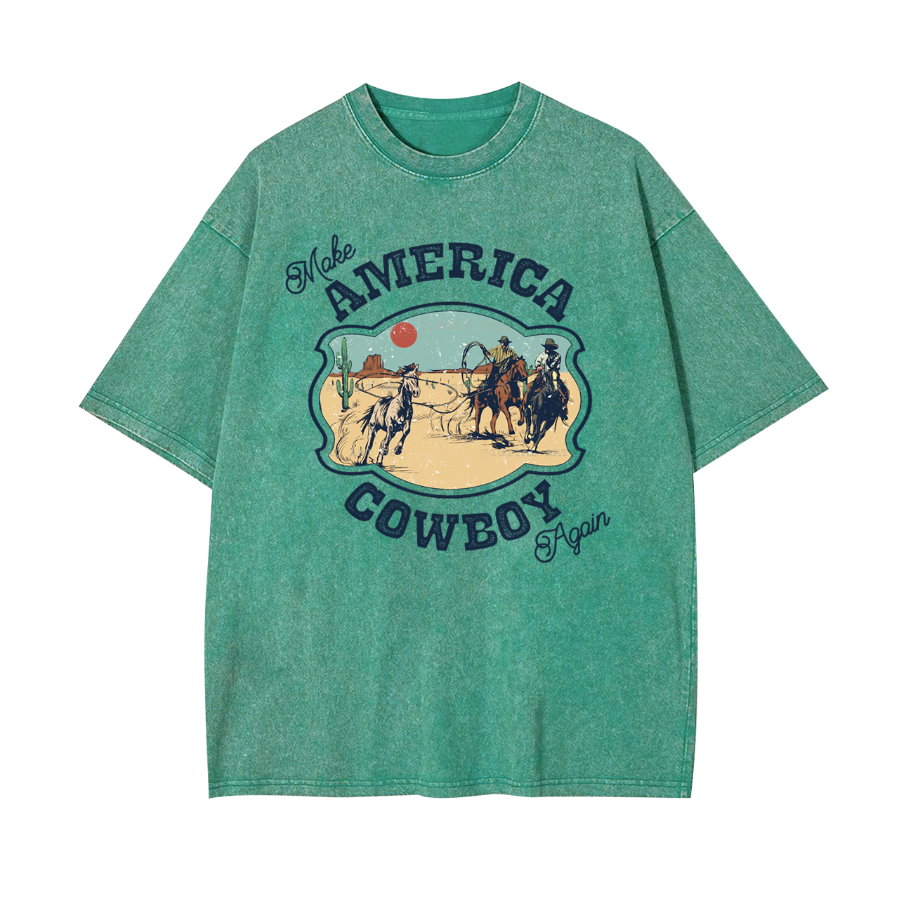 Make America Cowboy Again Garment-dye Tees
