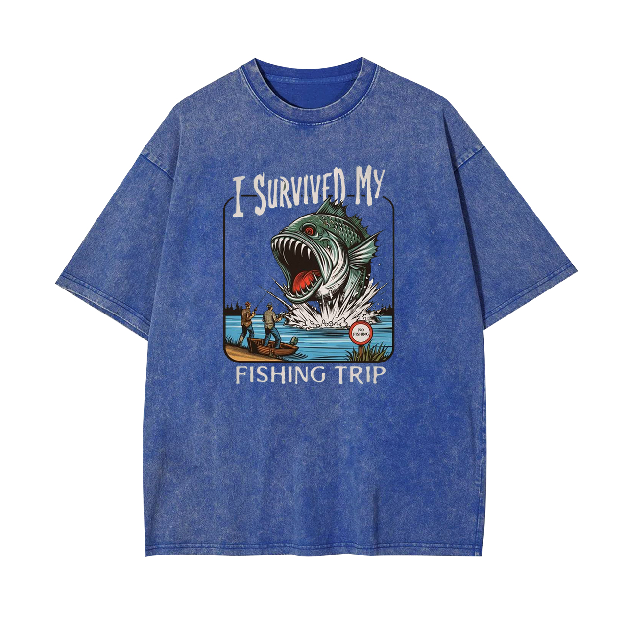I Survived My Fishing Trip Garment-dye Tees