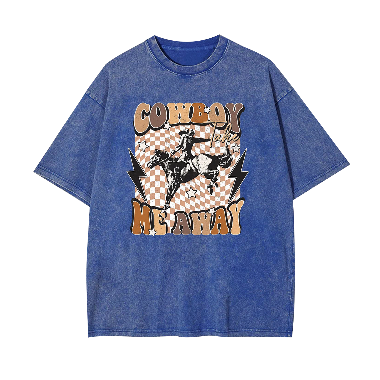Cowboy Take Me Away Vintage Garment-dye Tees