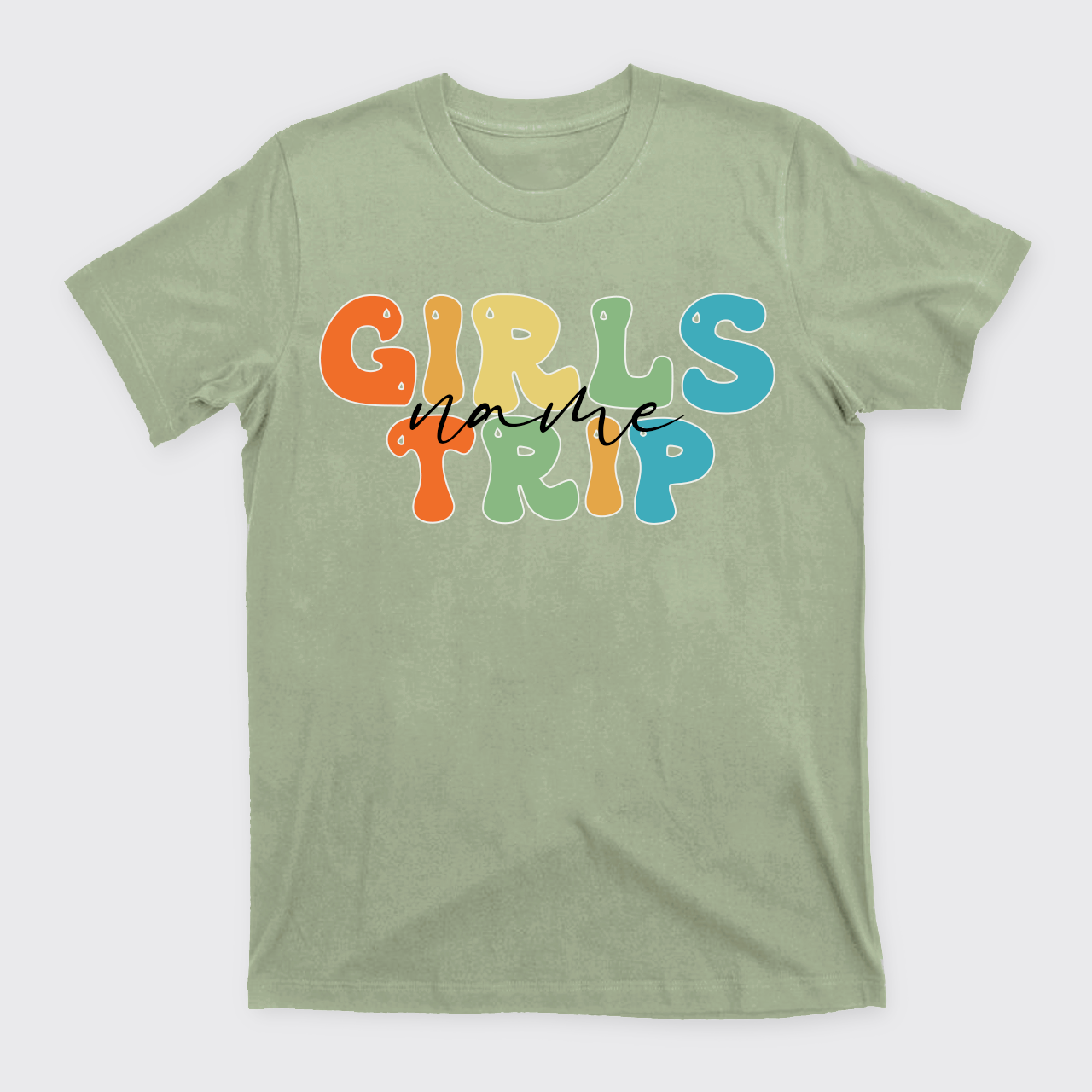 Personalized Name Girls Trip T-Shirts