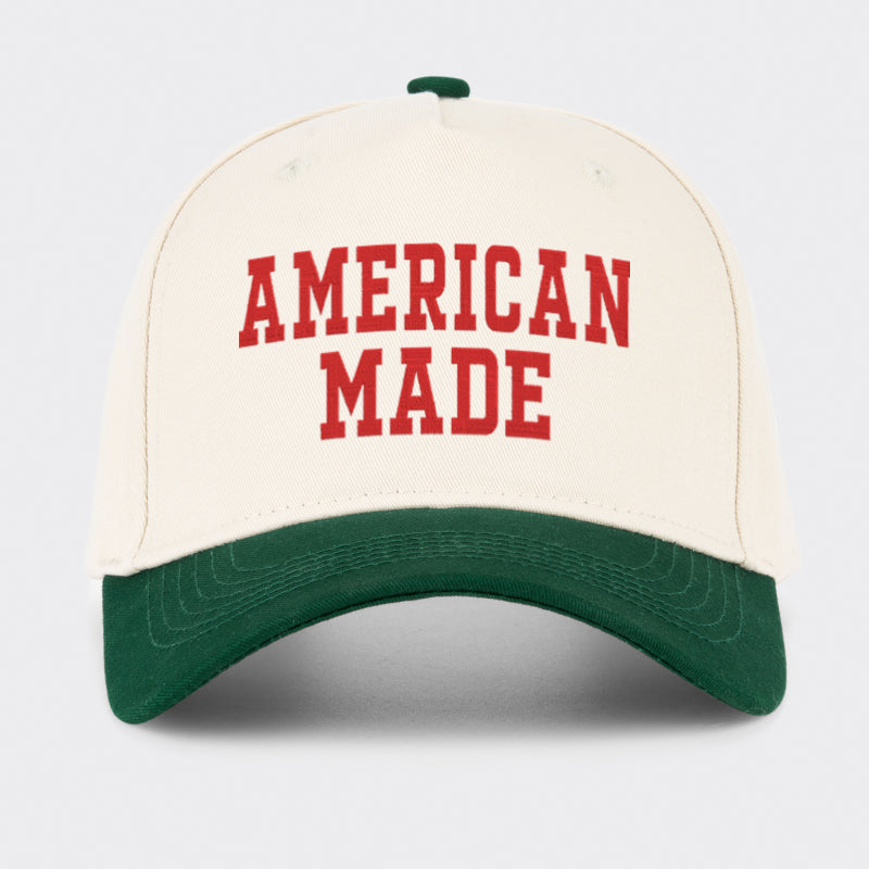 American Made Embroidered Baseball Cap