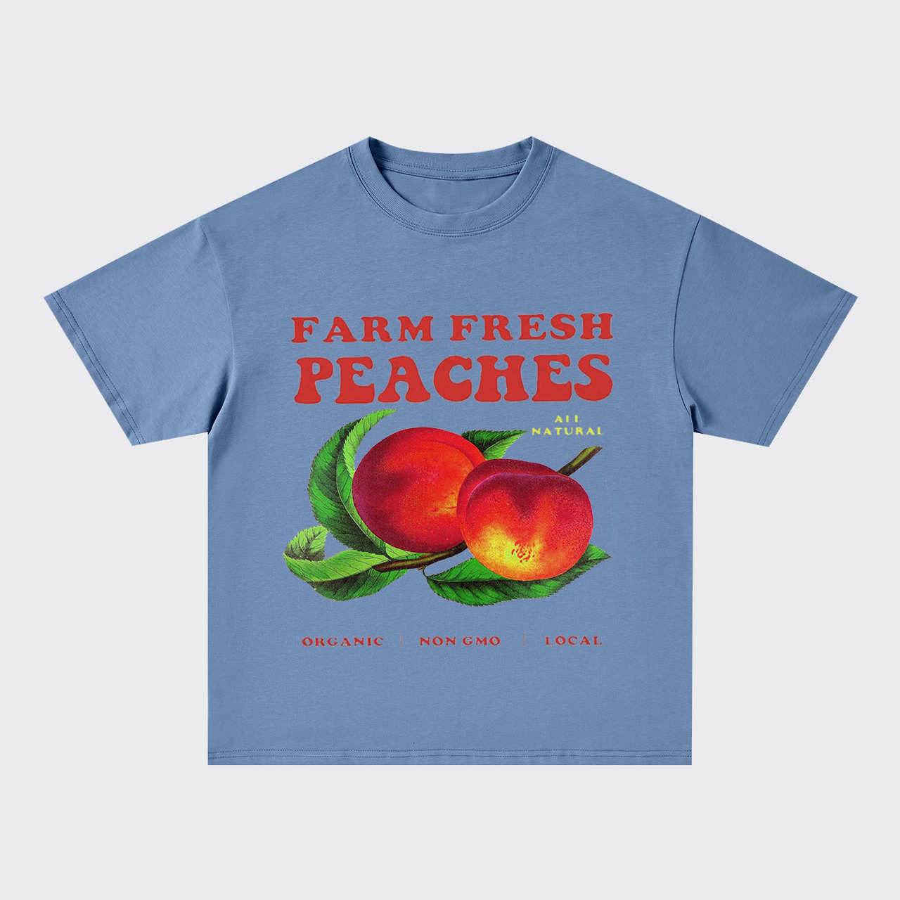 Retro Style-Fresh Peaches Oversize T-Shirts