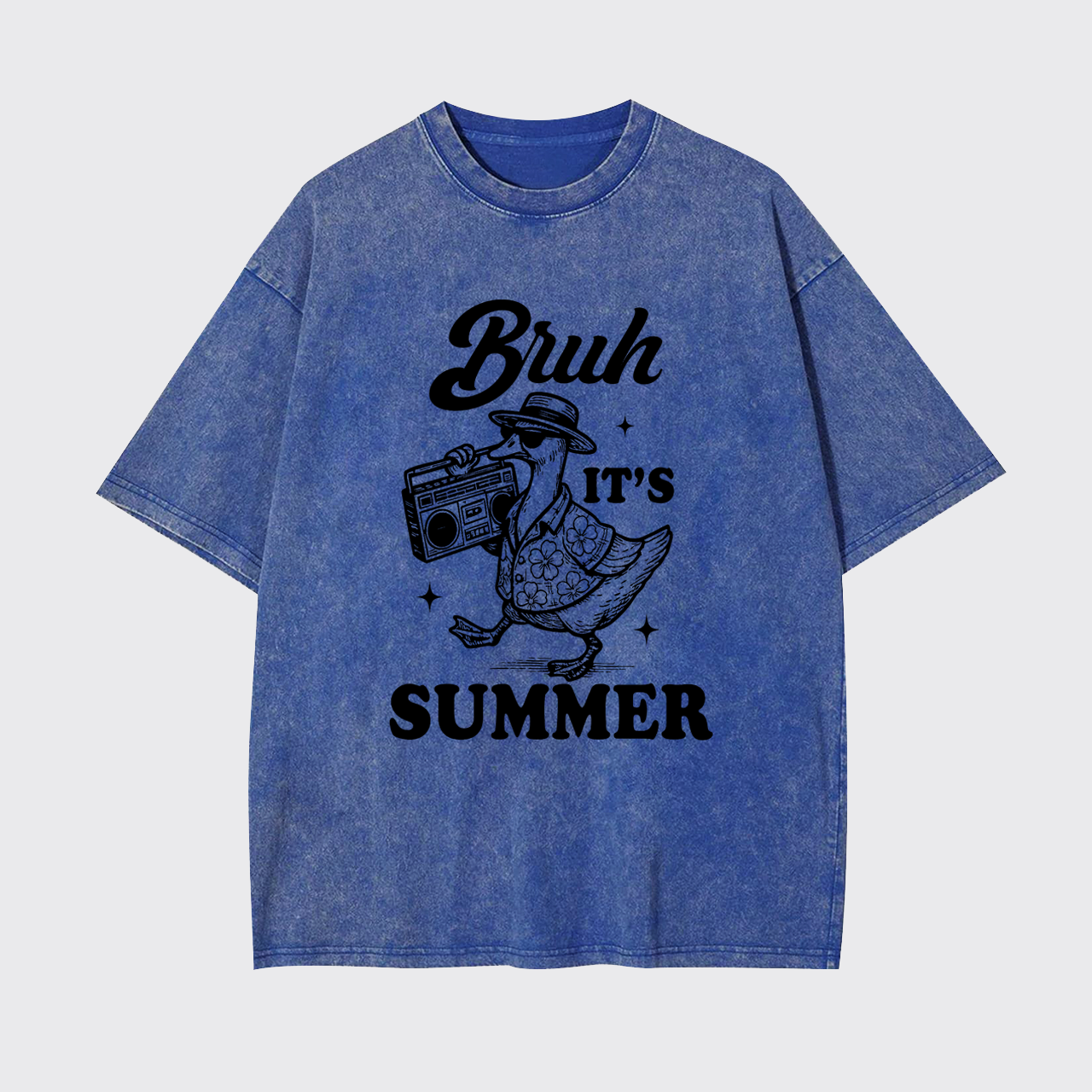 Funny Summer-It's Summer Goose Garment-dye Tees