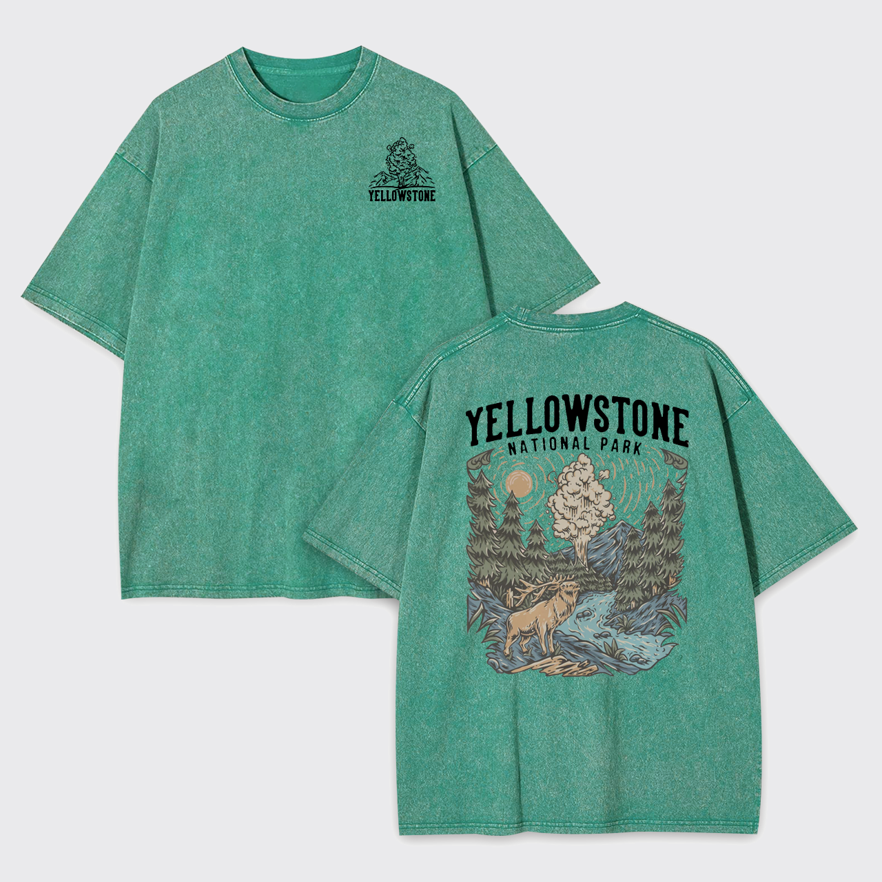 Yellowstone National Park Garment-dye Tees