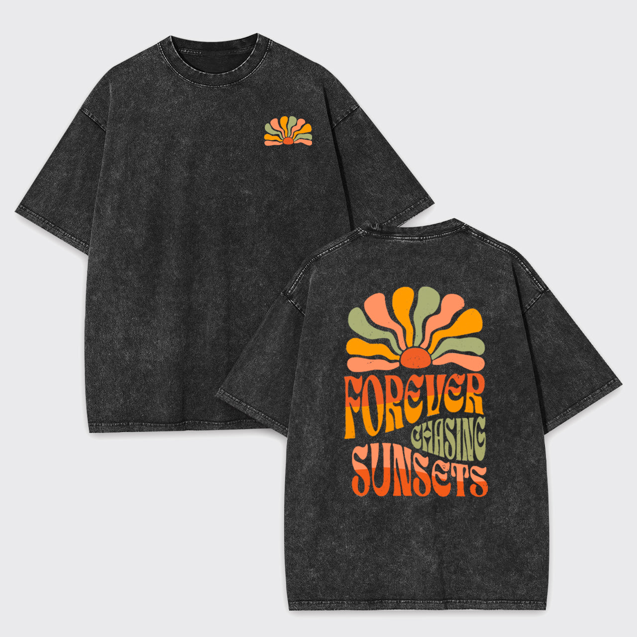 Forever Chasing Sunsets Garment-dye Tees