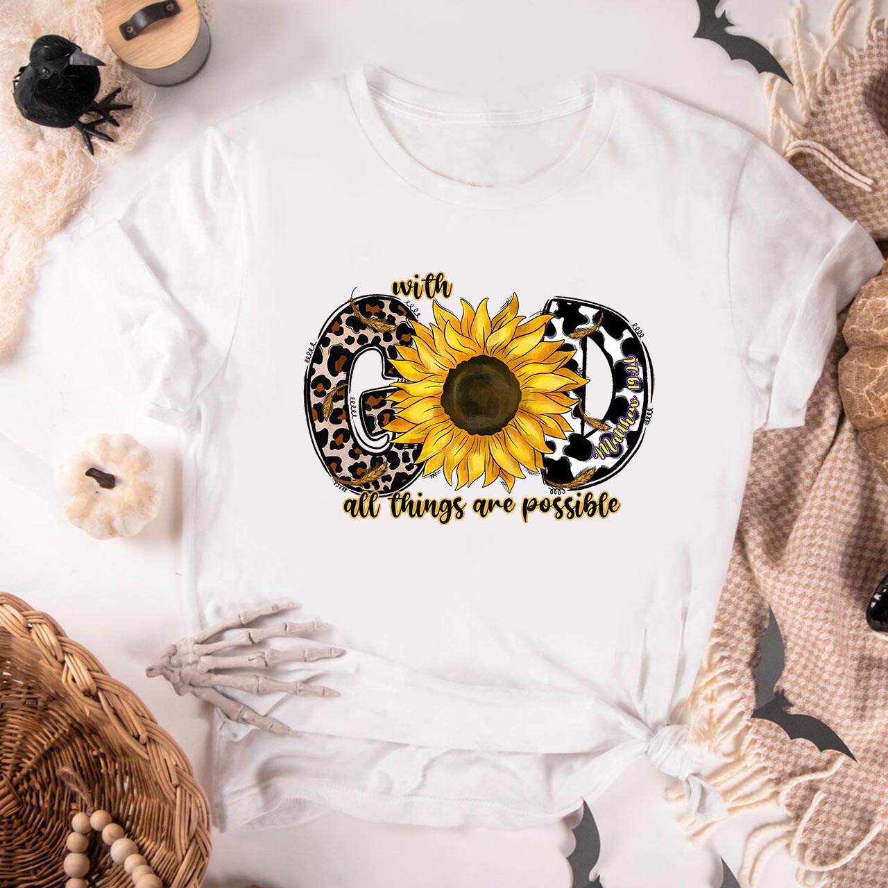 With God All Things Are Possible T-Shirts