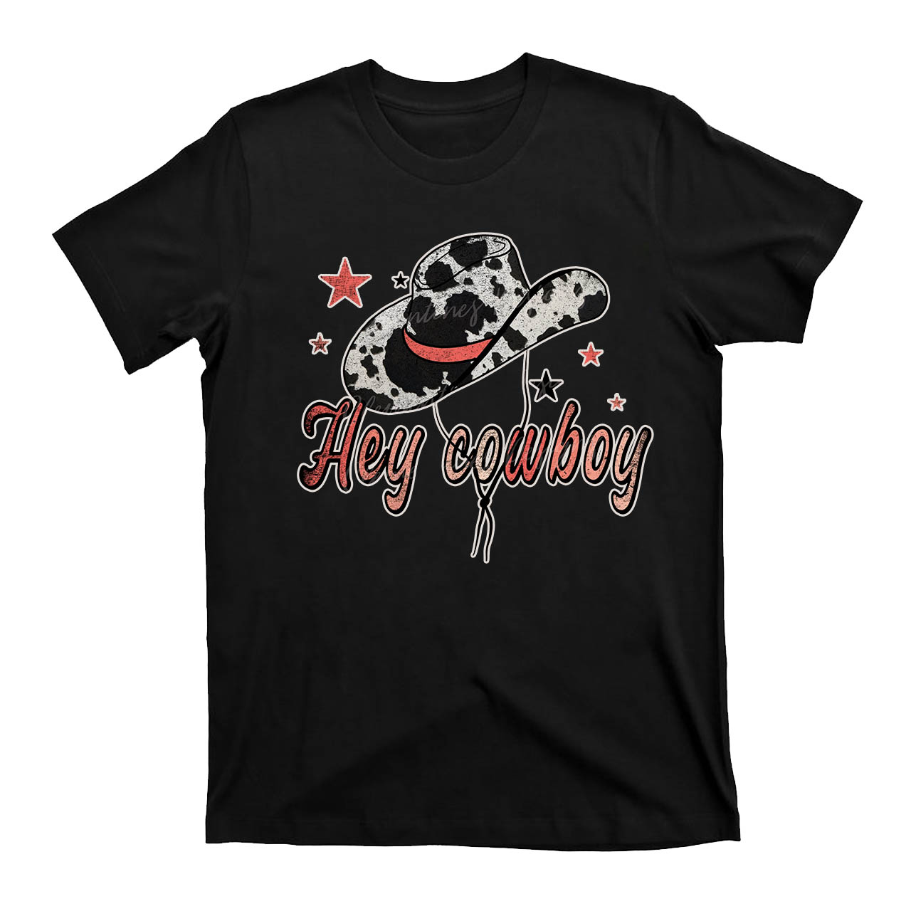 Hey Cowboy Cowgirls Hat Cowboy T-Shirts