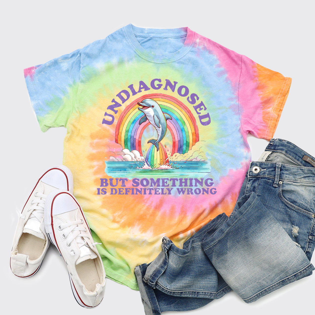 Undiagnosed But Something Ain't Righ Tie Dye Shirts