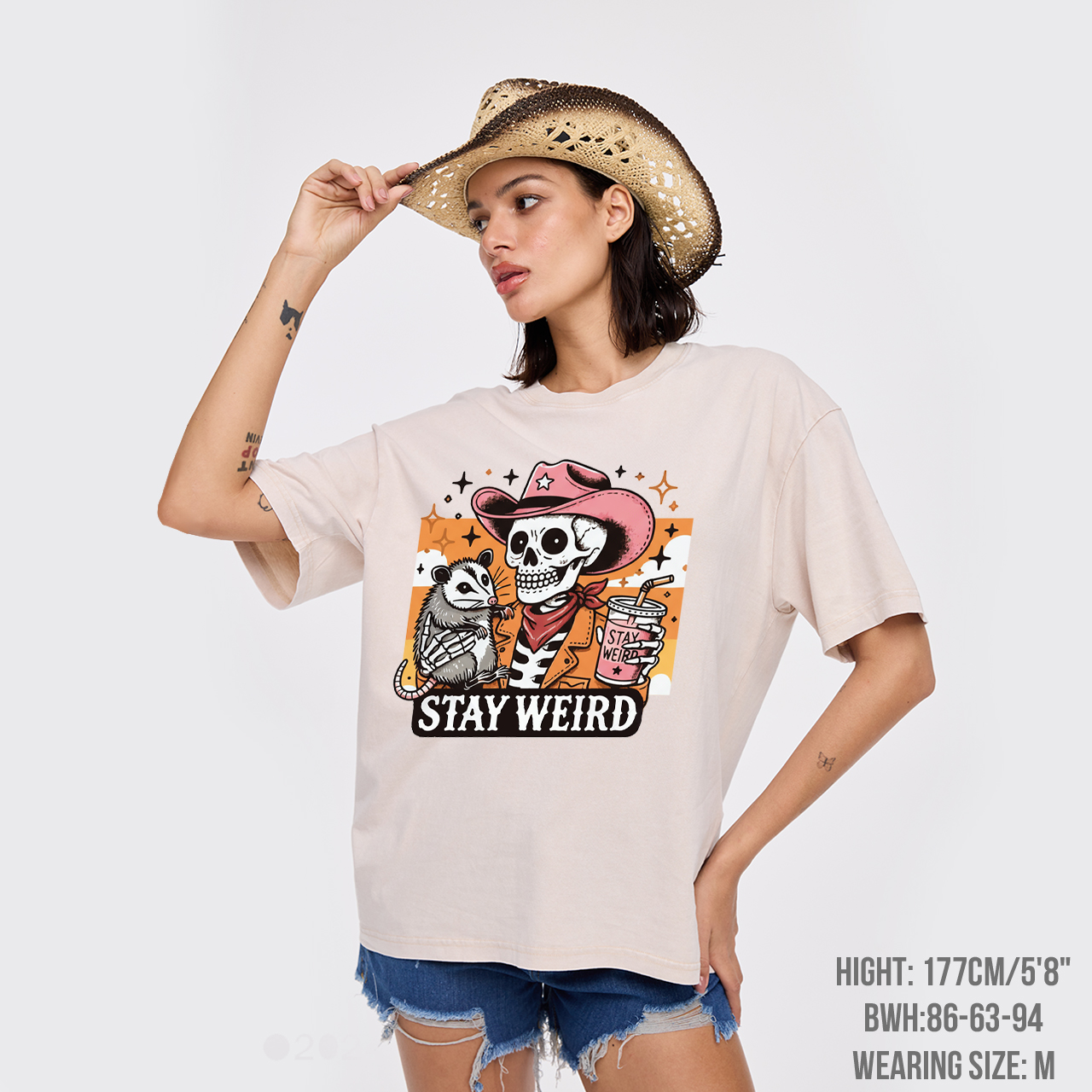 Stay Weird Garment-dye Tees
