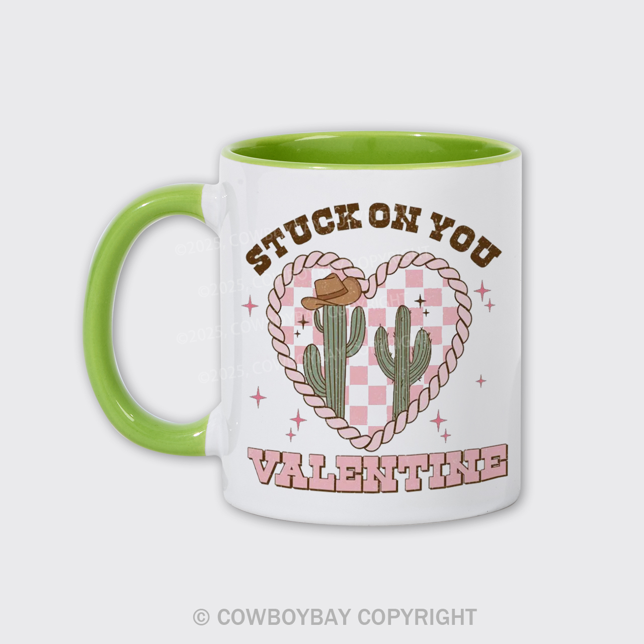 Retro Western Valentine Mug