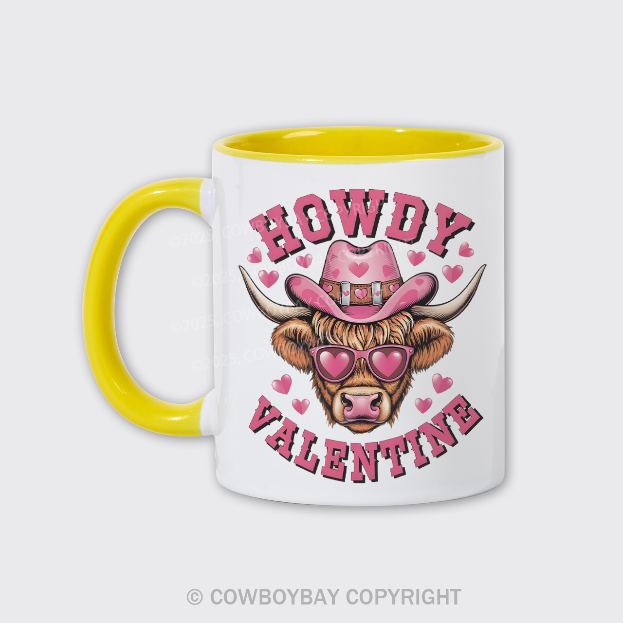 Howdy Valentine Cow Mug