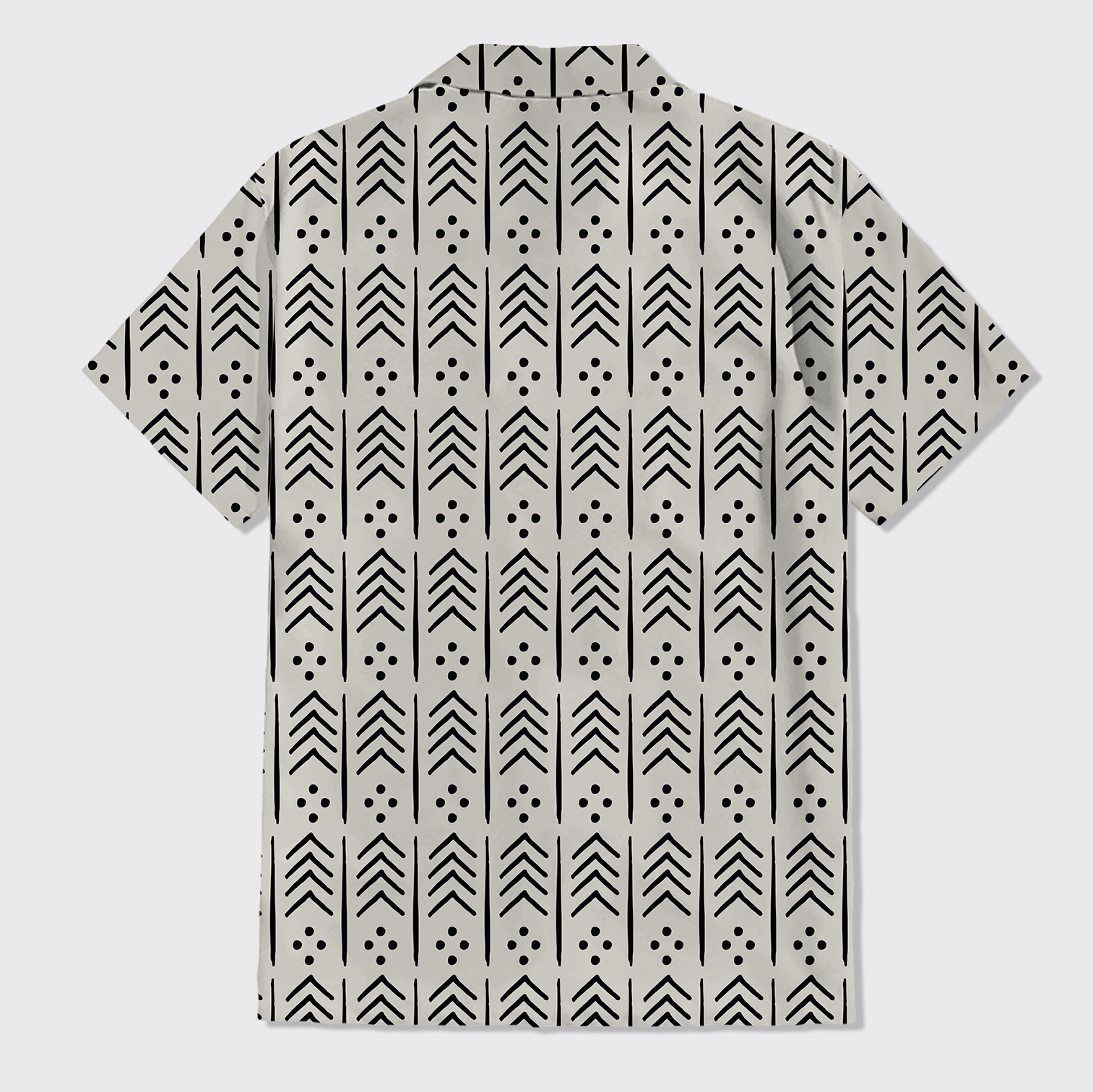 Digital Pattern Button Up Shirts