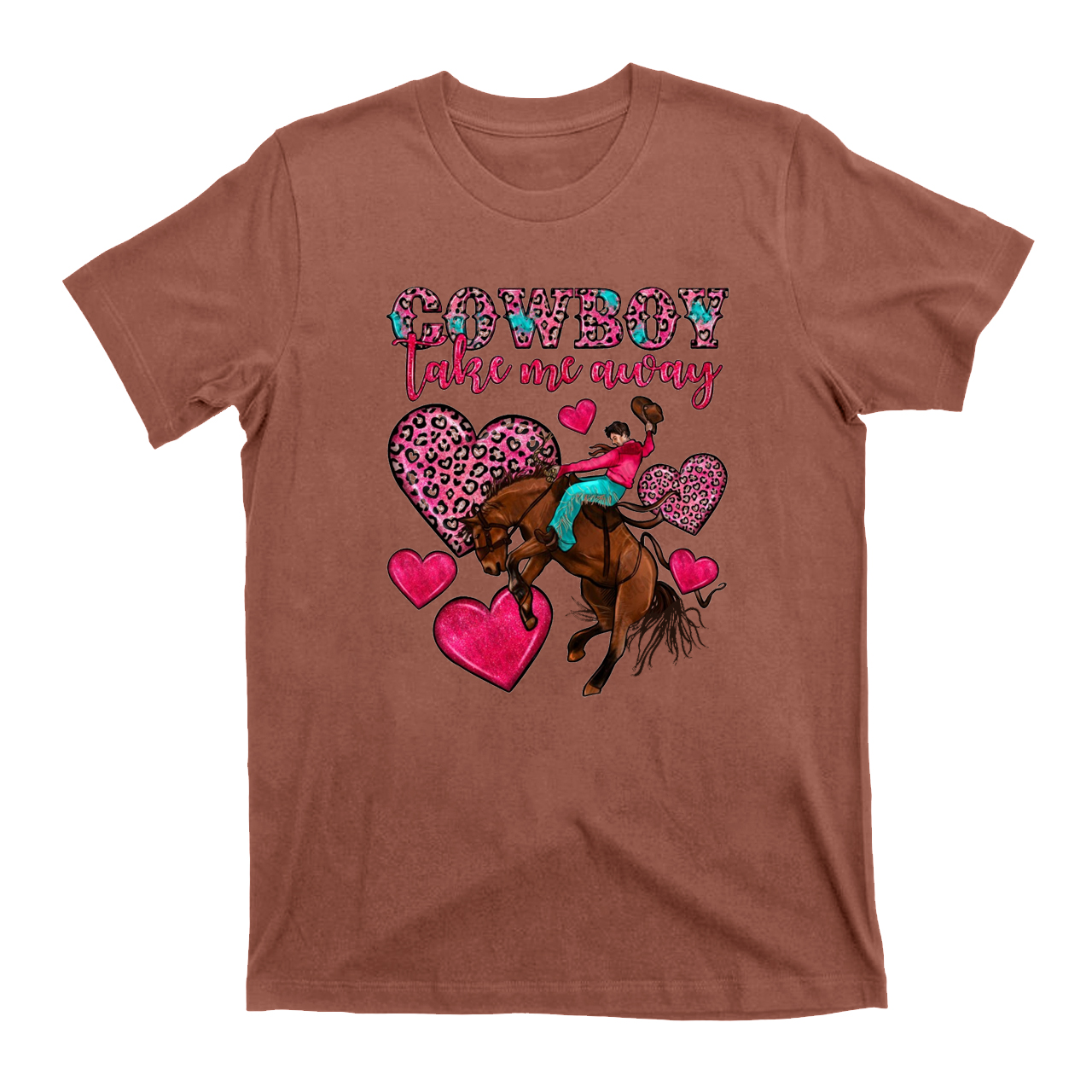 Cowboy Take Me Away Valentine Vibes T-Shirts
