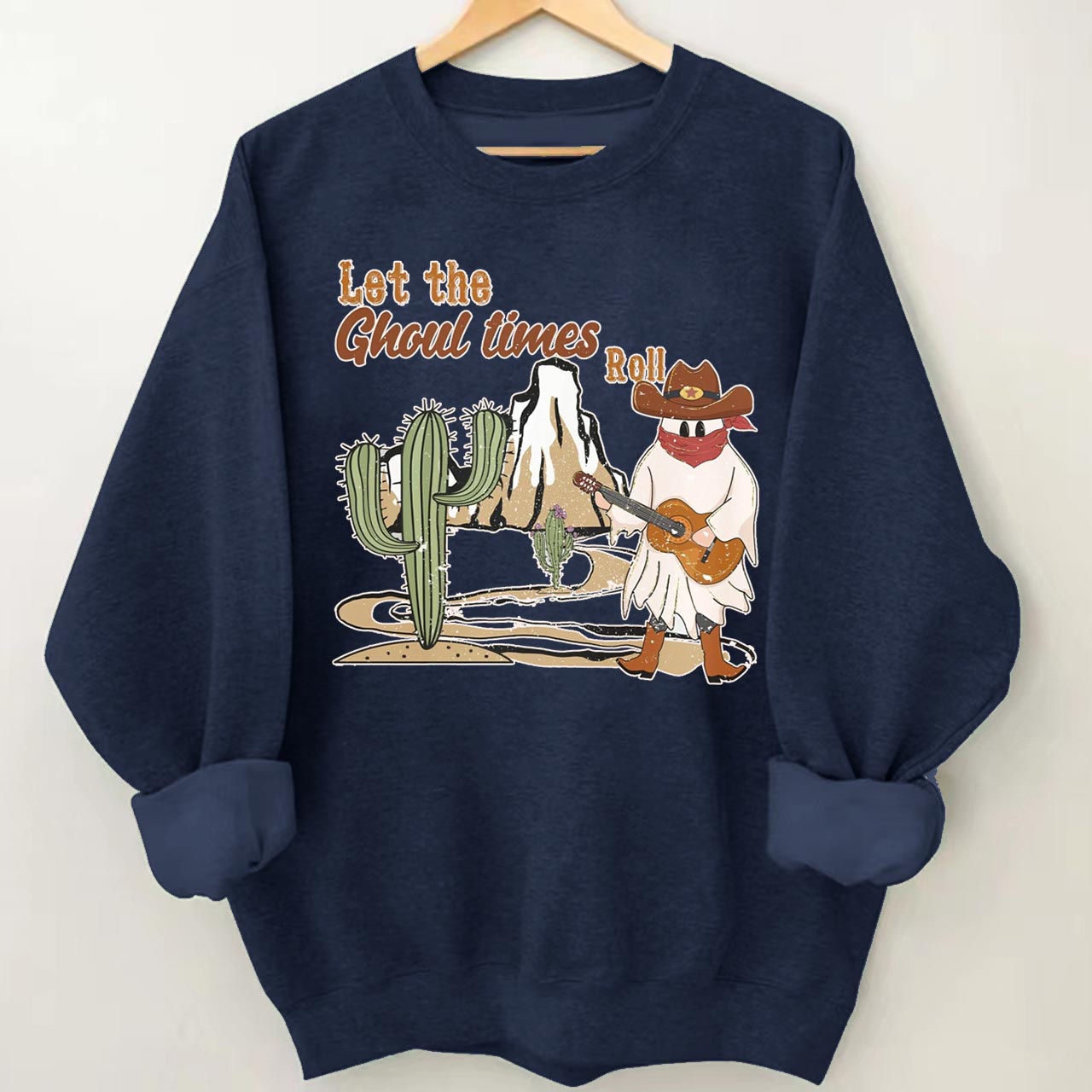 Let The Ghoul Times Roll Halloween Sweatshirt