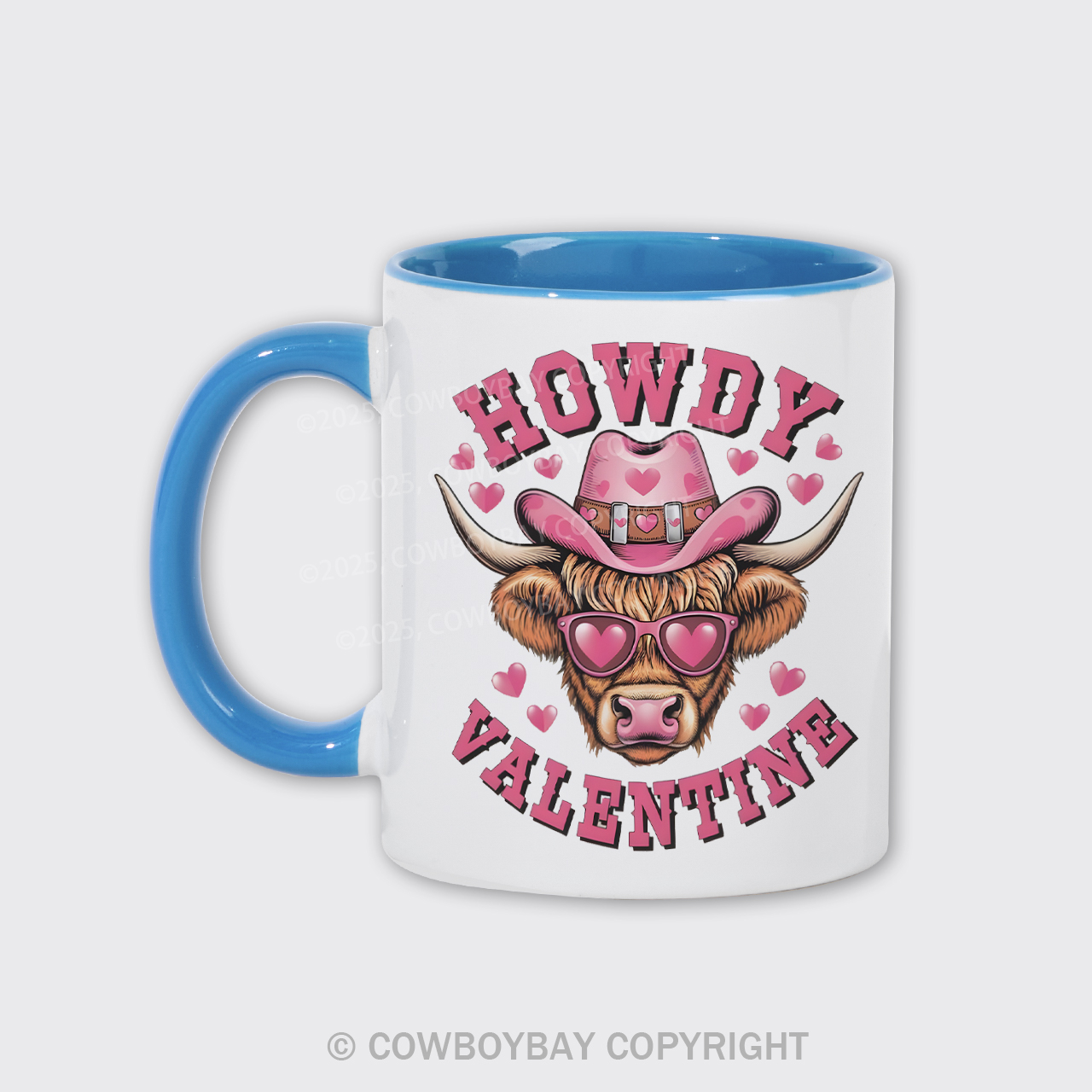 Howdy Valentine Cow Mug