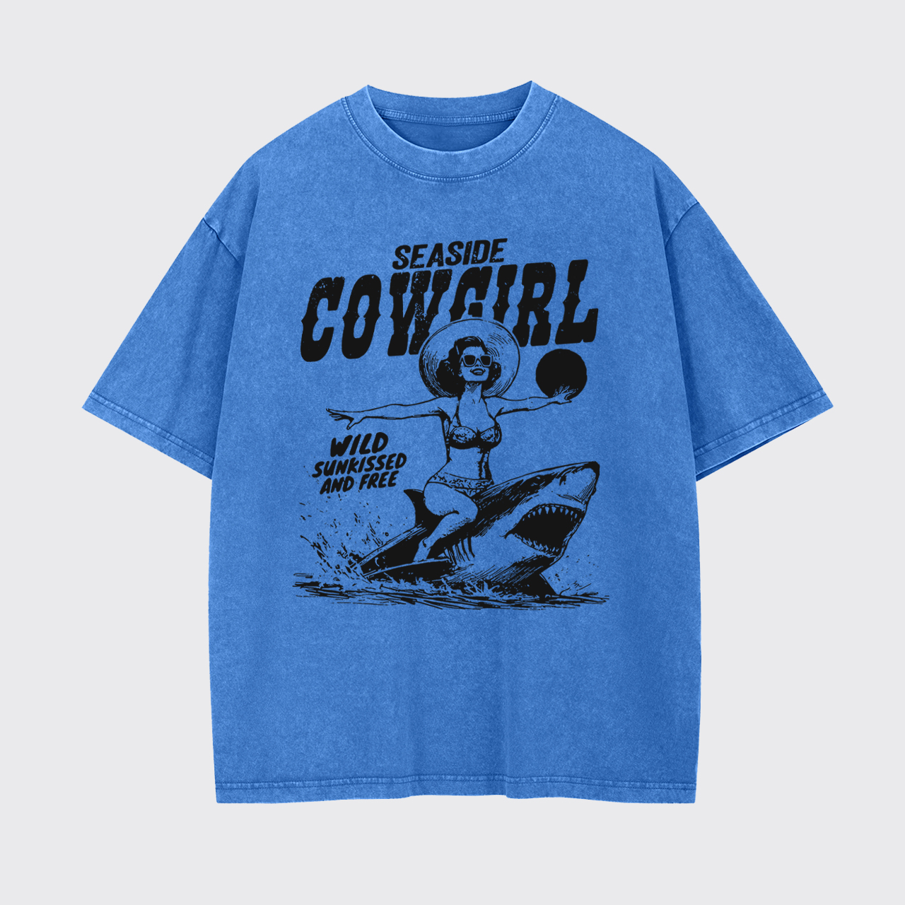 Seaside Cowgirl Wild Garment-dye Tees