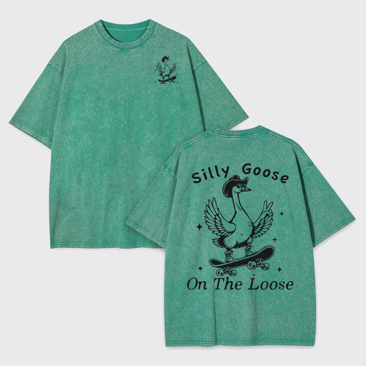 Silly Goose On The Loose Garment-dye Tees