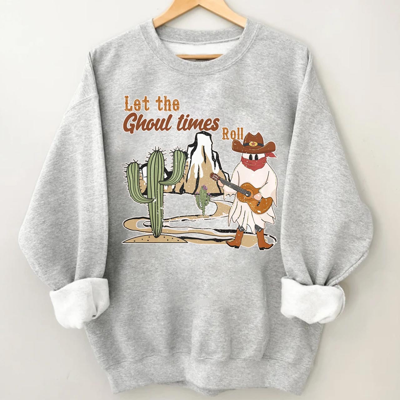 Let The Ghoul Times Roll Halloween Sweatshirt