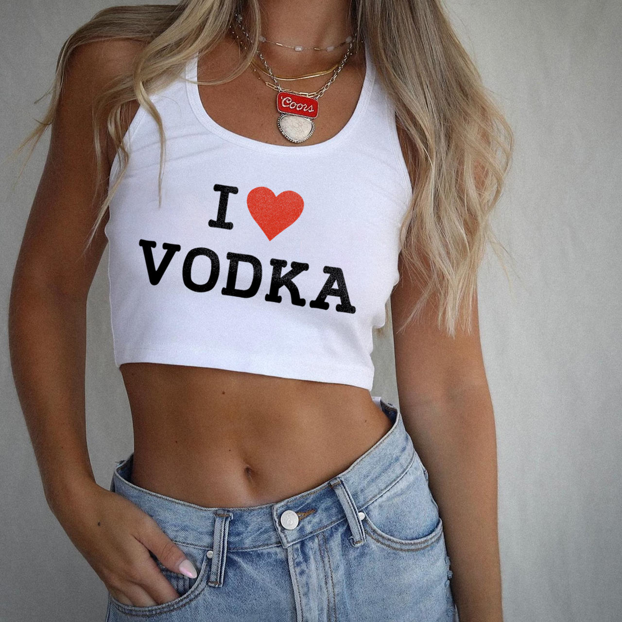 I Love Vodka Tank Top