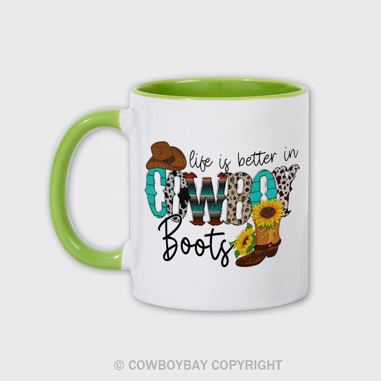 Cowboy Boots Life Mug