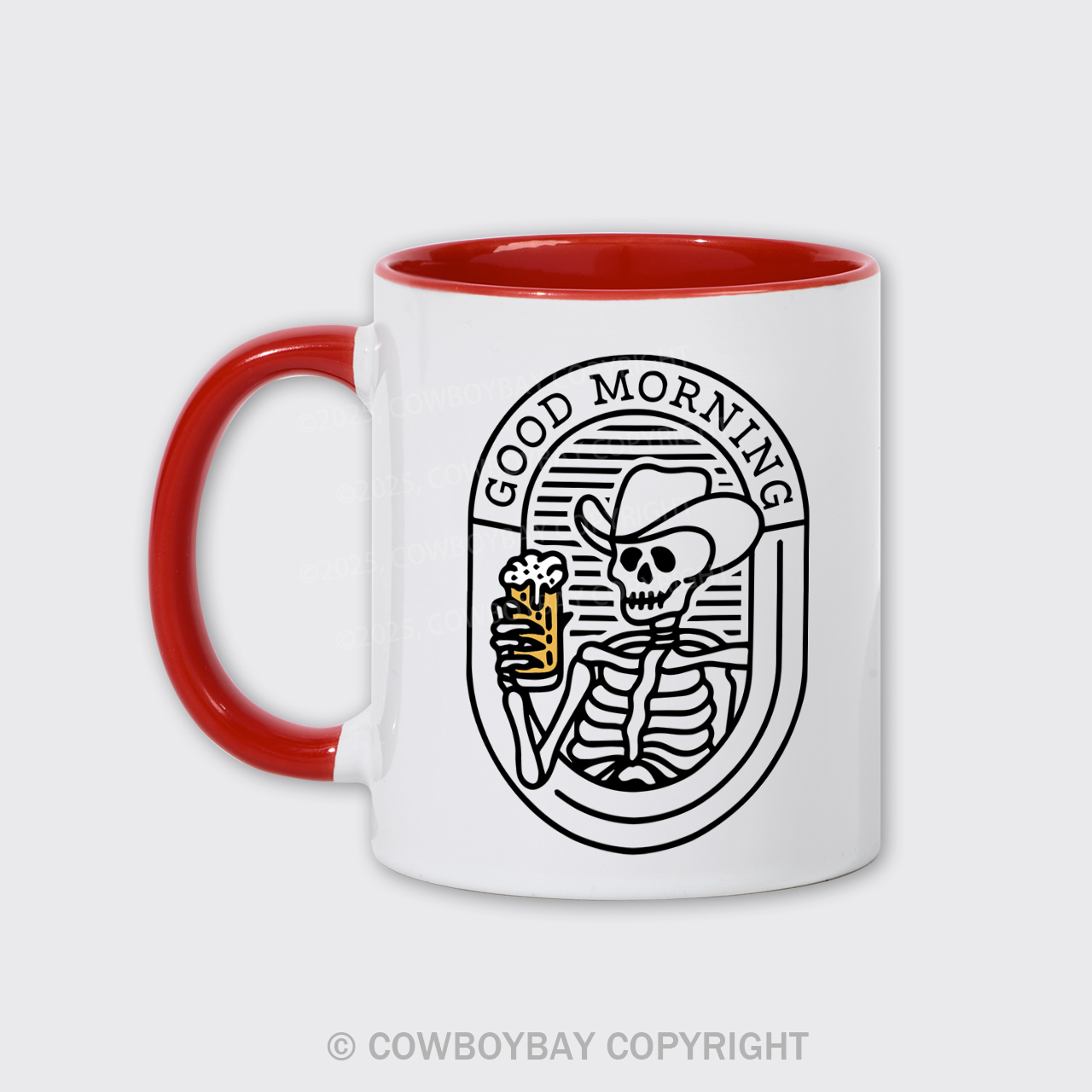 Cowboy Skeleton Mug