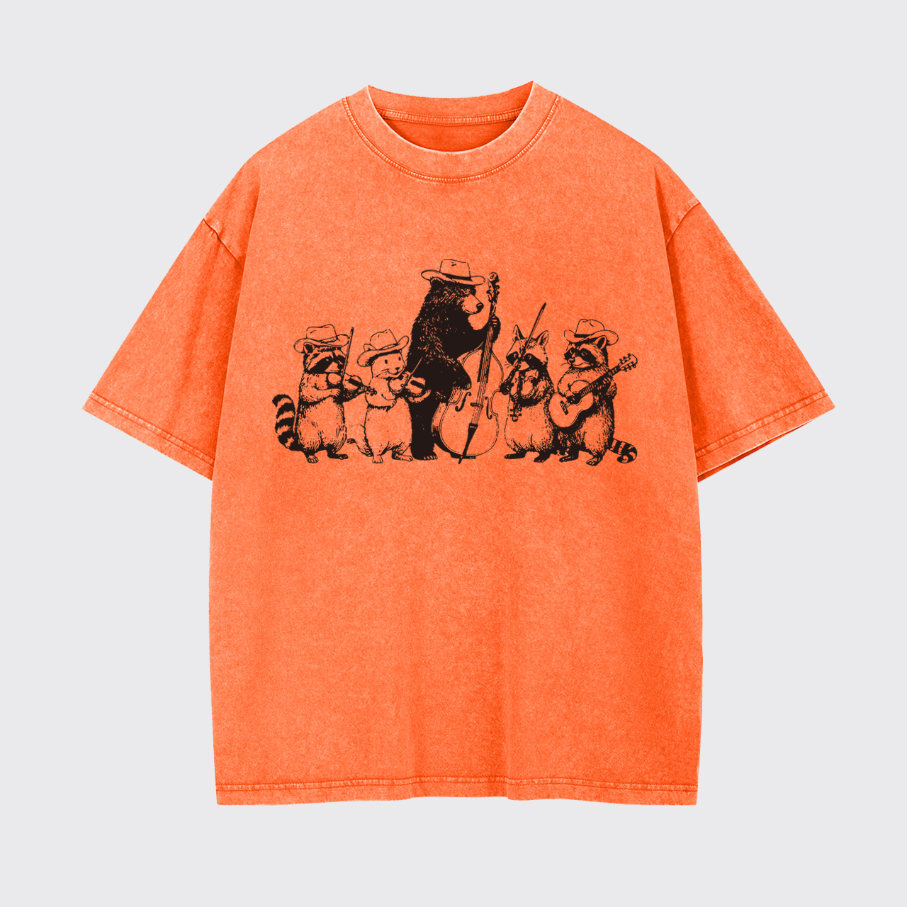 Animal Band Vintage Country Music Garment-dye Tees