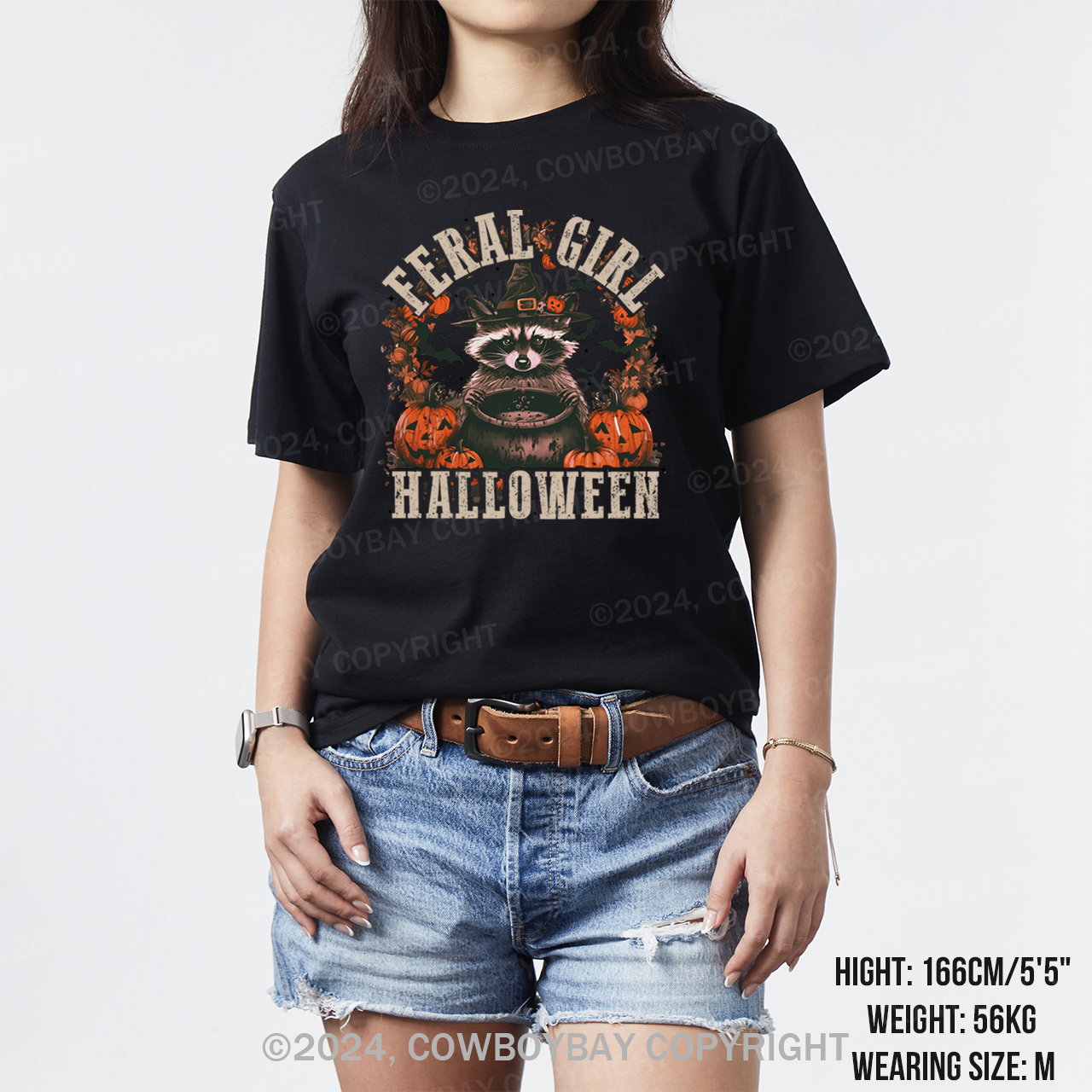 Feral Girl Halloween T-Shirts