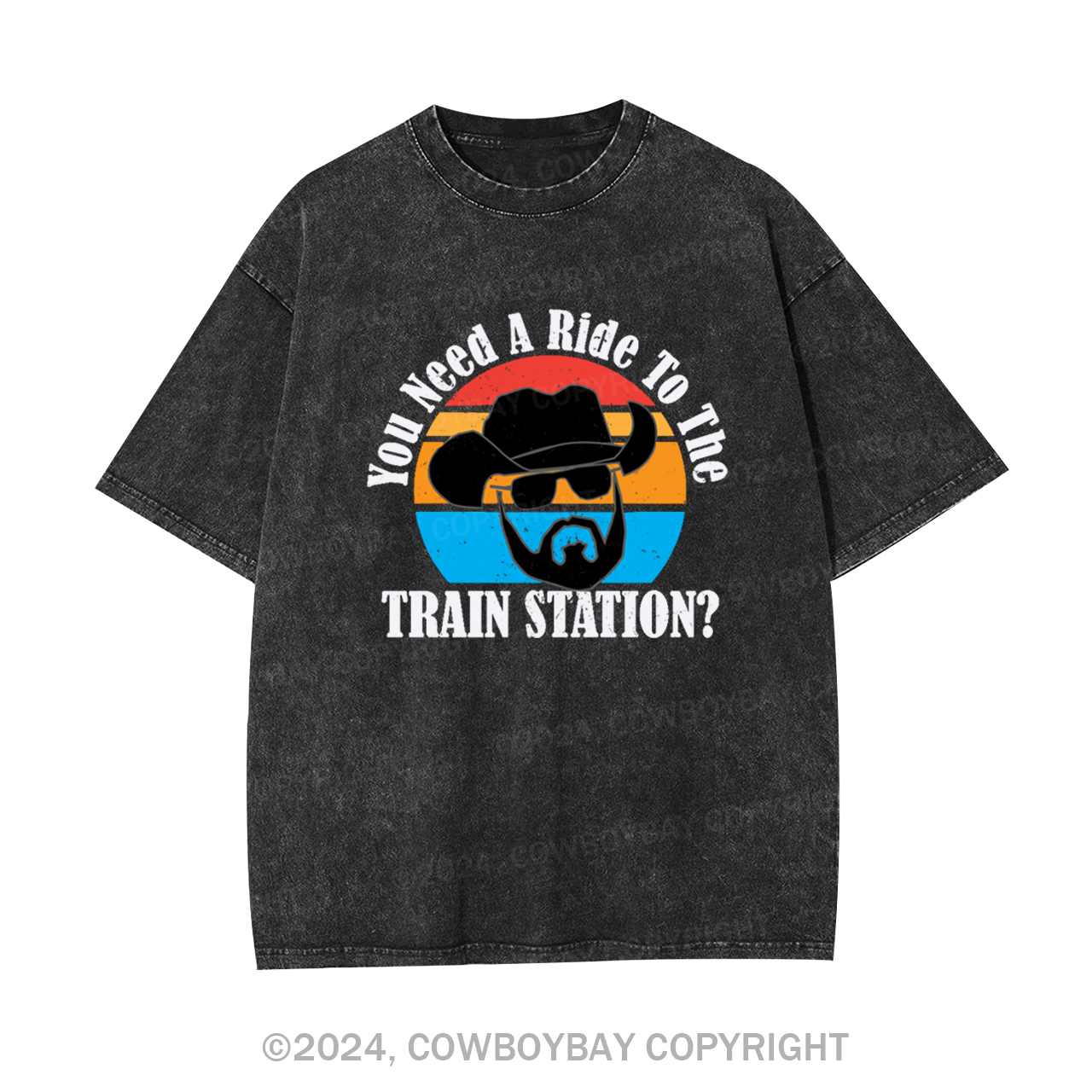 Need A Ride To The Train Station Garment-dye Tees