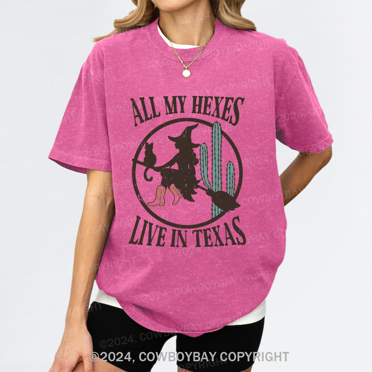 All My Hexes Live In Texas Garment-dye Tees