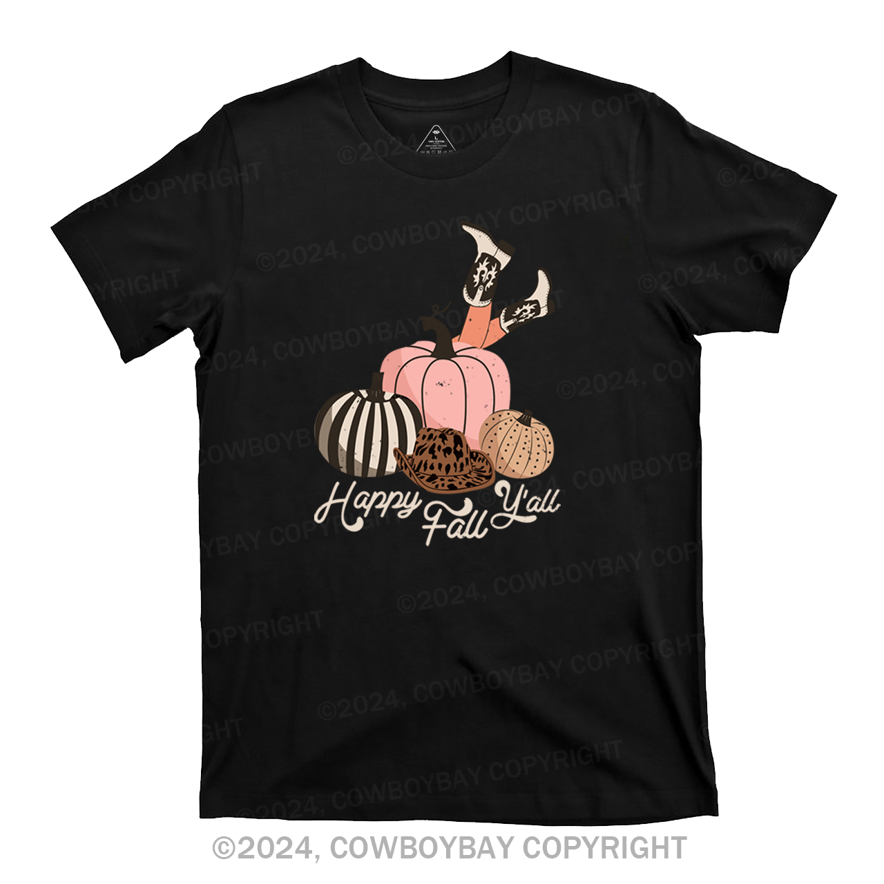 Happy Fall Y'all Cowgirl T-Shirts