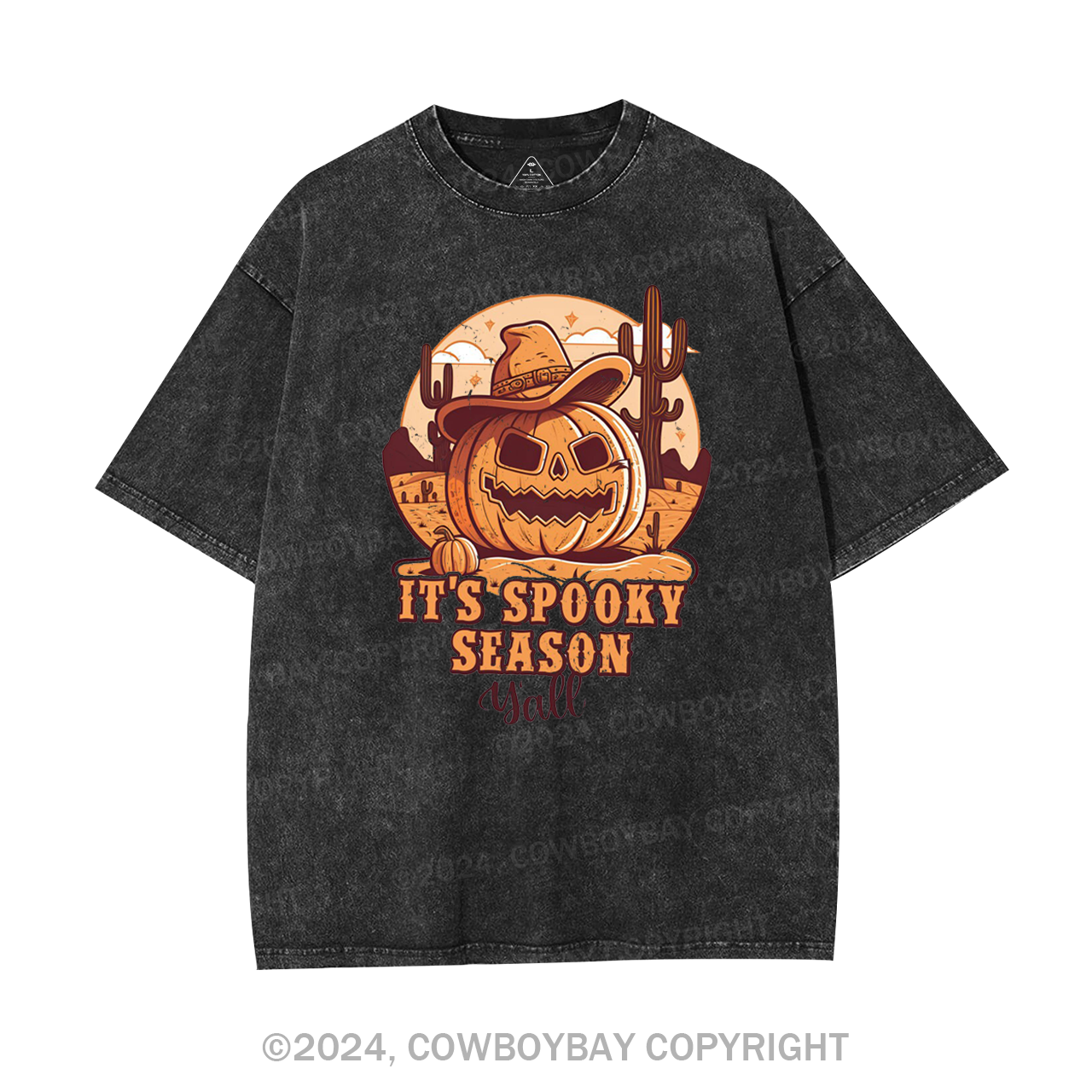 It's Spooky Season Y'all Halloween Garment-dye Tees